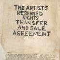 Siegelaub's "Artist's Reserved Rights..." Agreement. 