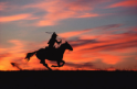 Norm Clasen, "Sunset Chase, Riverton, WY," 1985 